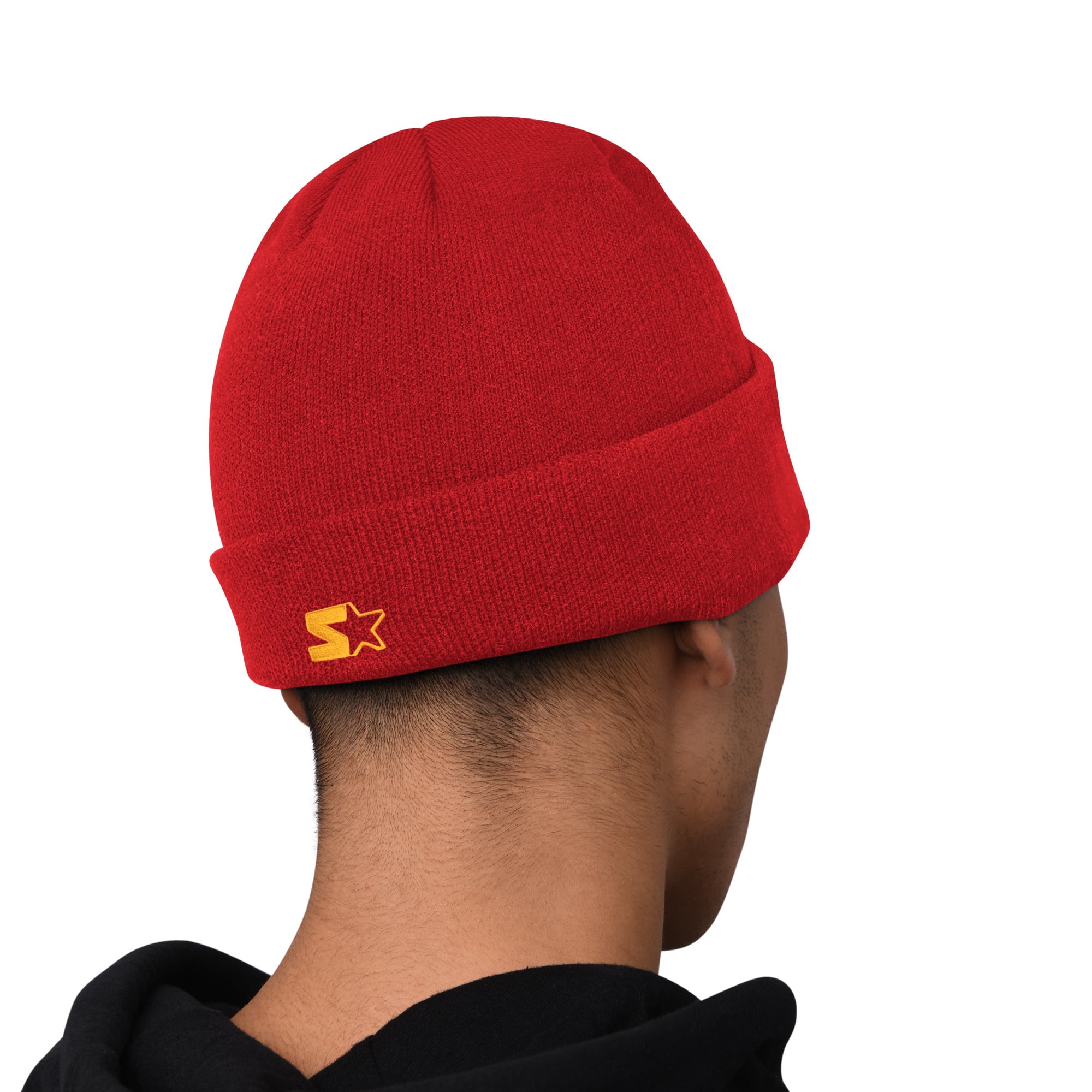 Ensemble sweat à capuche et bonnet revers Starter rouge Kansas City Chiefs pour homme