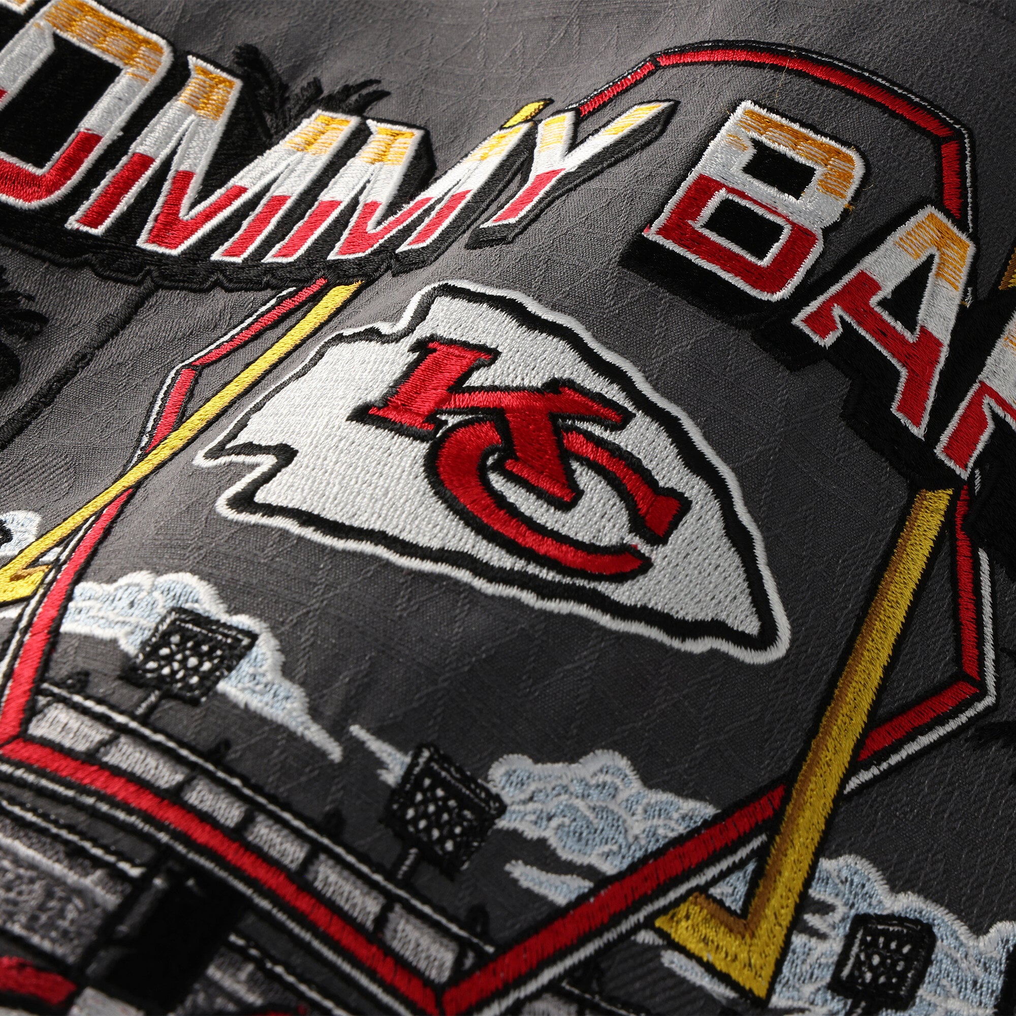 Chemise boutonnée Tommy Bahama grise pour homme Kansas City Chiefs Endzone Paradise IslandZone