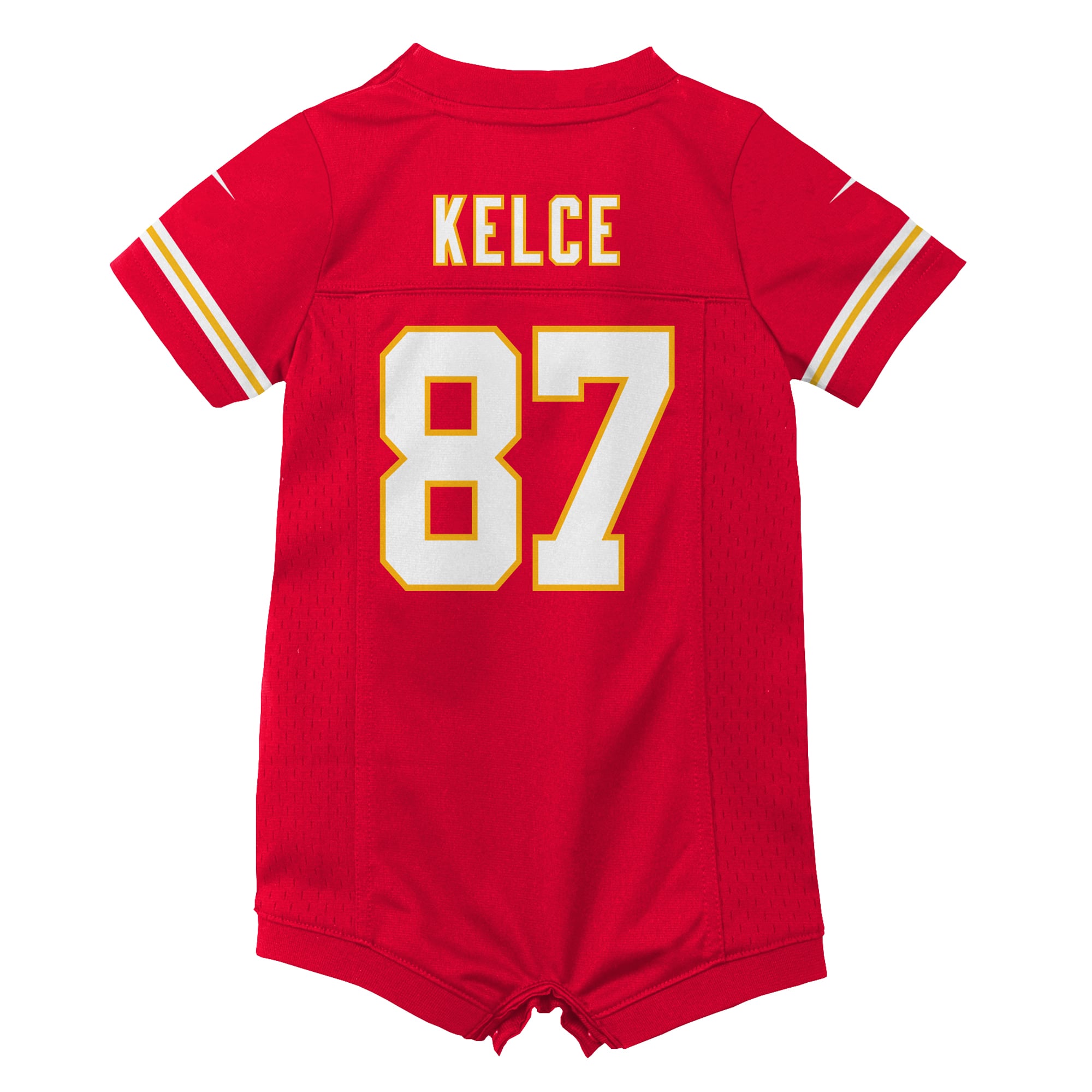 Combinaison-maillot de match Nike Travis Kelce rouge Kansas City Chiefs pour nouveau-né
