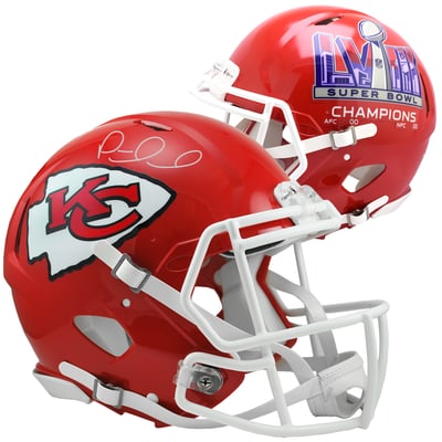 Patrick Mahomes Kansas City Chiefs Autographed Fanatics Authentic Super Bowl LVIII Champions Riddell Speed Authentic Helmet 
