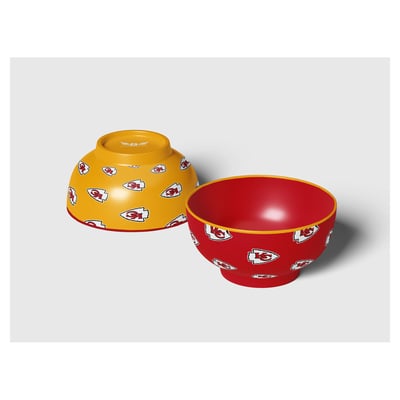 Kansas City Chiefs Pegasus 6" Home & Away Two-Piece Serving Bowl Set
