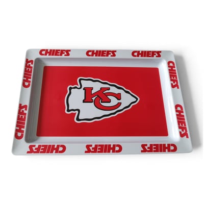 Kansas City Chiefs Pegasus Repeat Wordmark 22" x 15" Party Tray