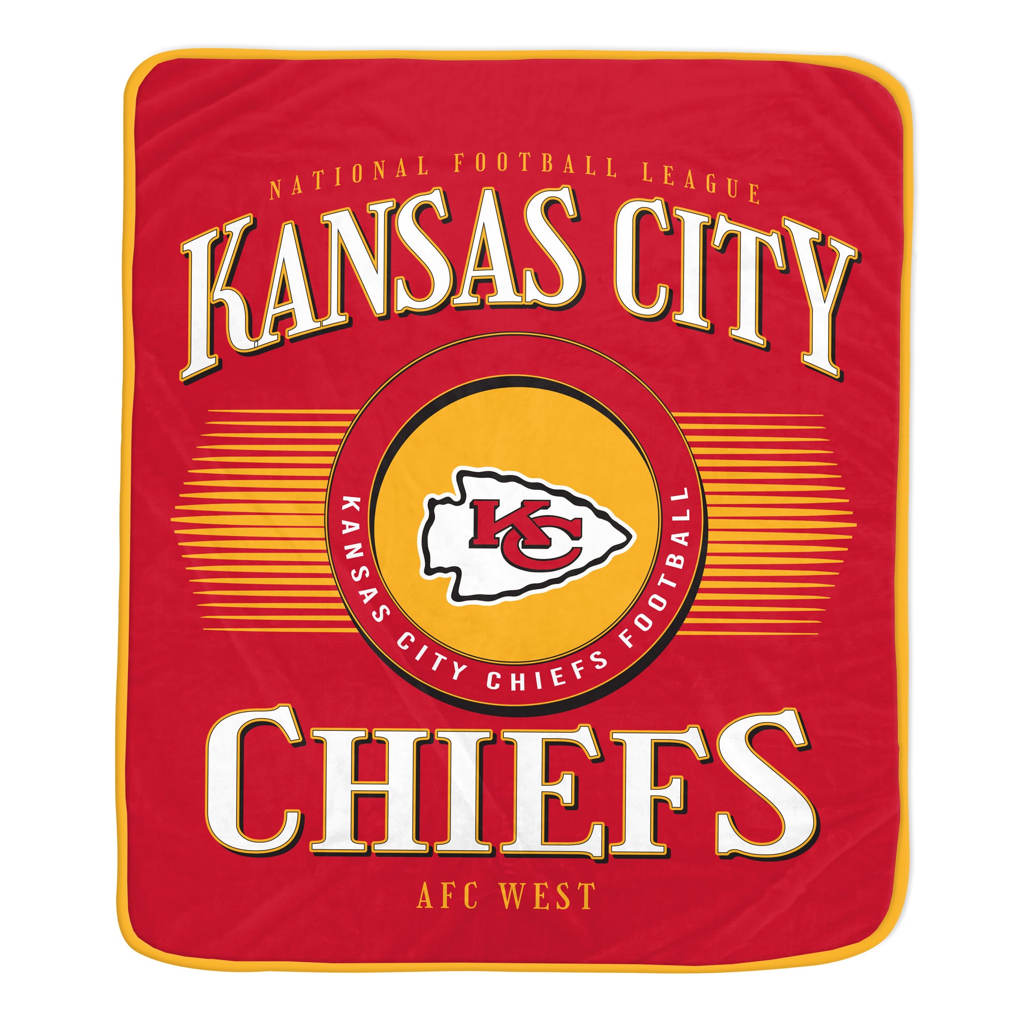 Couverture ultra douce Pegasus Kansas City Chiefs Spotlight Arch 60" x 70"