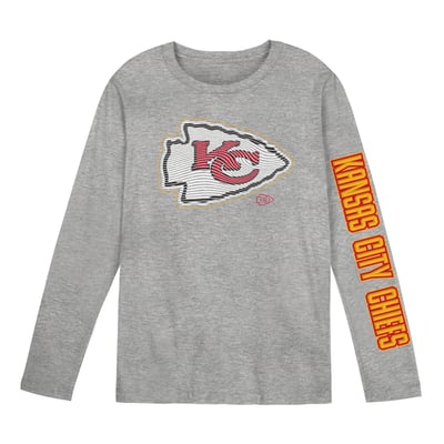 Kansas City Chiefs Outerstuff Preschool Air Raid Long Sleeve T-Shirt - Gray