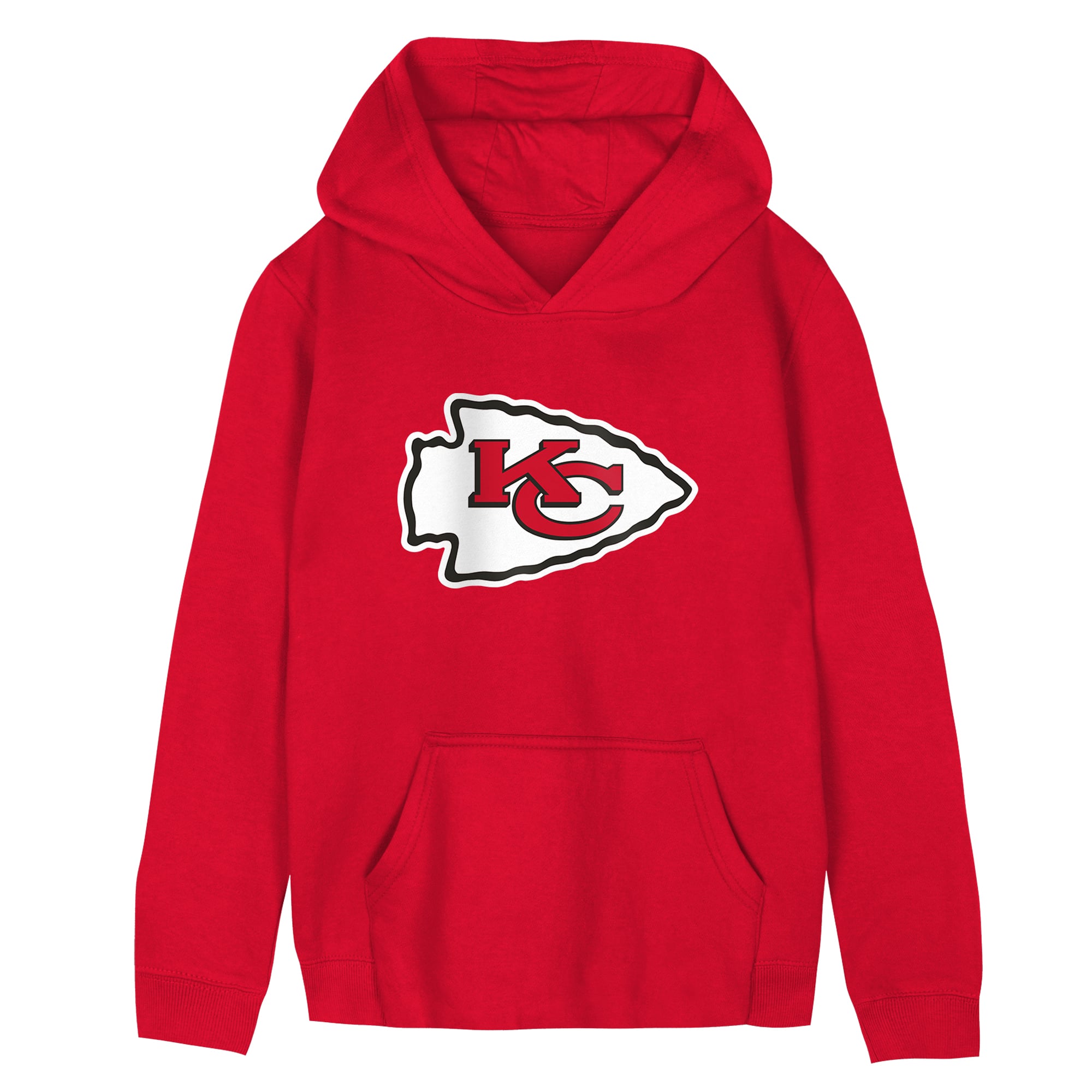 Preschool Outerstuff Red Kansas City Chiefs Primary Logo Fleece Hoodie