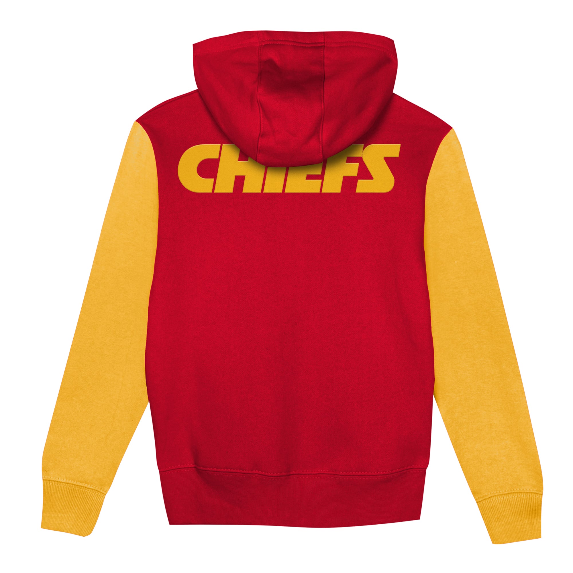 Sweat à capuche zippé Outerstuff rouge Kansas City Chiefs Stadium blocs de couleurs pour enfants d'âge préscolaire