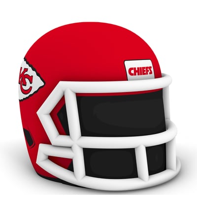Kansas City Chiefs Inflatable Helmet - Red