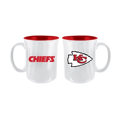 Kansas City Chiefs The Memory Company 2-Pack 15oz. Iridescent Ceramic Mug Set