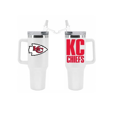 Kansas City Chiefs The Memory Company 40oz. Stainless Steel Tumbler with Flip Straw