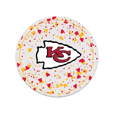 Kansas City Chiefs The Memory Company Circle Ceramic Coaster Set