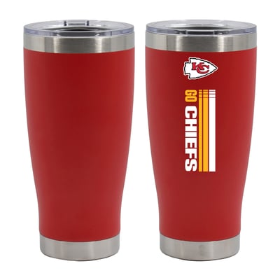 Kansas City Chiefs The Memory Company Let's Go 20oz. Stainless Steel Tumbler