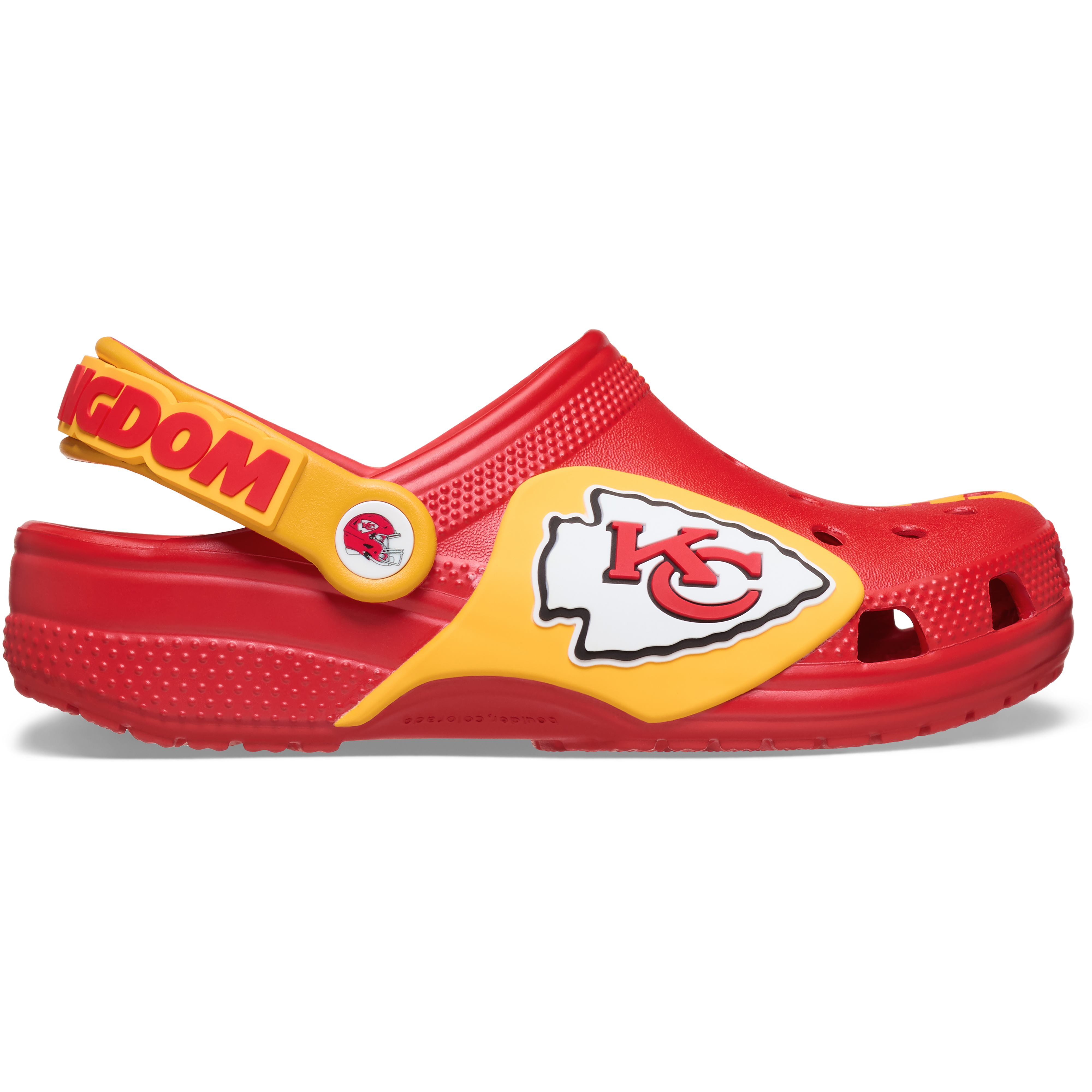 Sabots classiques Crocs rouges pour tout-petits des Kansas City Chiefs