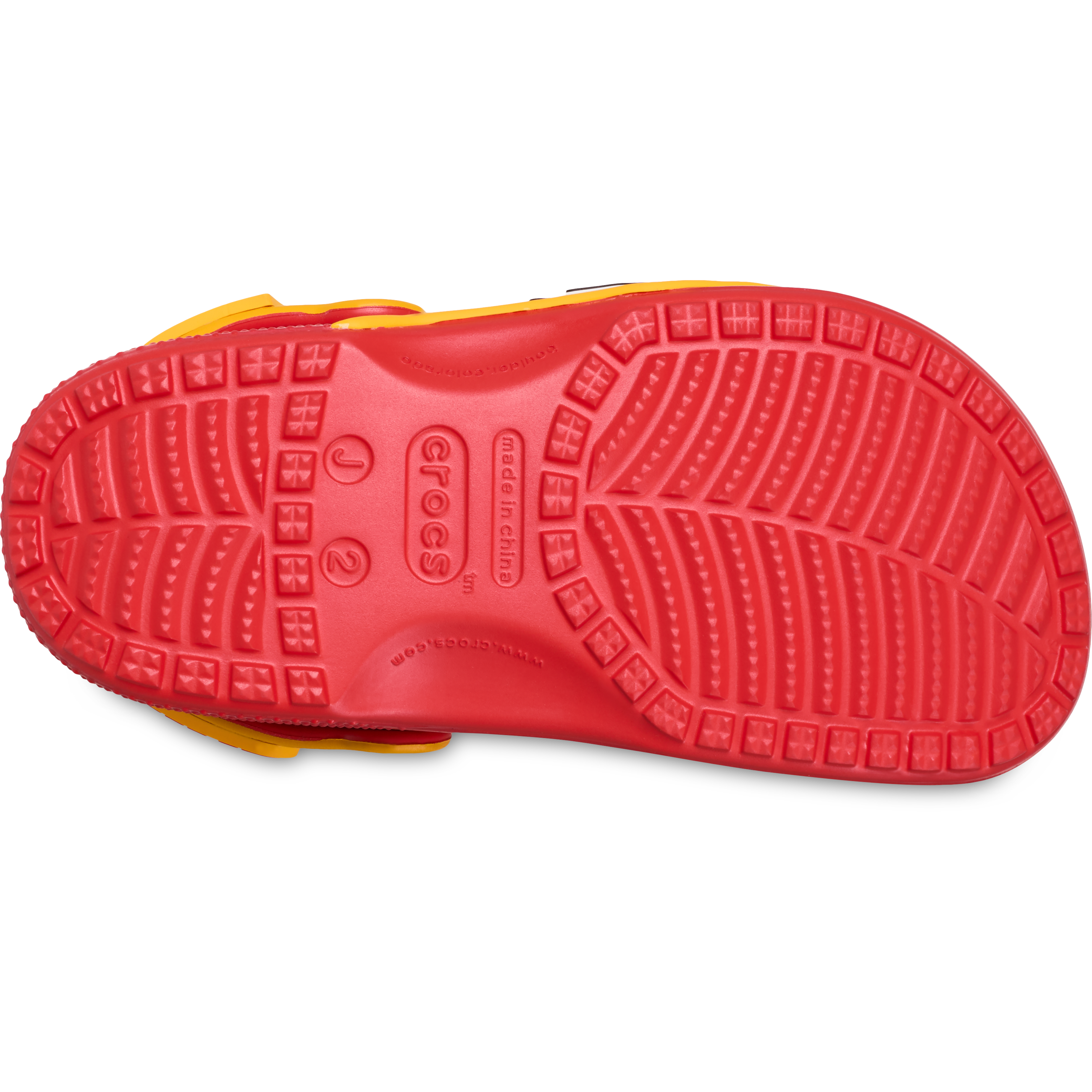 Sabots classiques Crocs rouges pour tout-petits des Kansas City Chiefs
