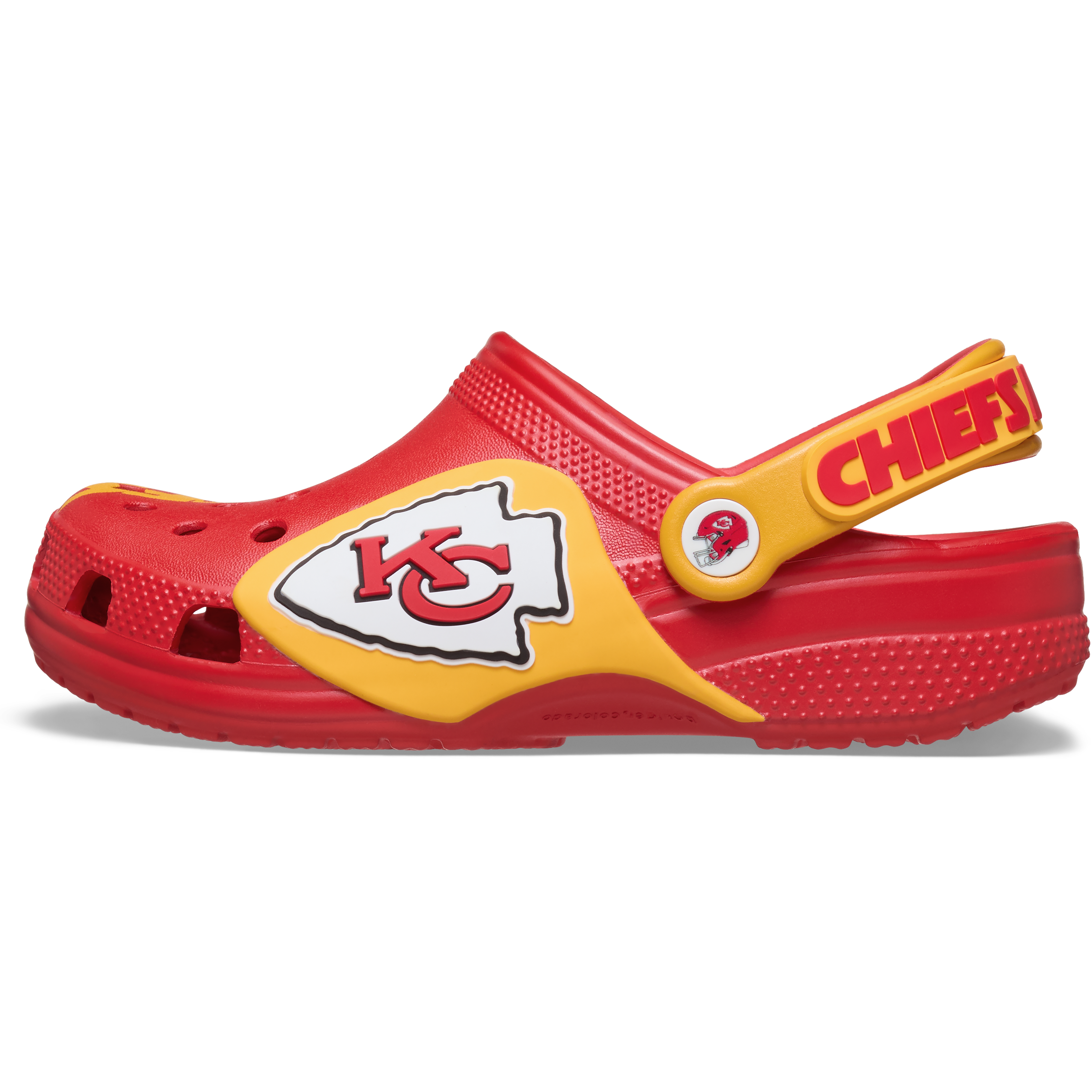 Sabots classiques Crocs rouges pour tout-petits des Kansas City Chiefs