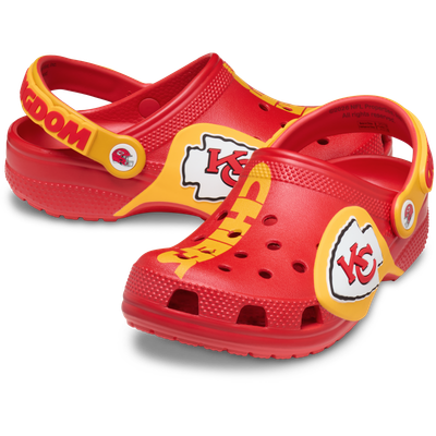  Kansas City Chiefs Crocs Toddler Classic Clog - Red