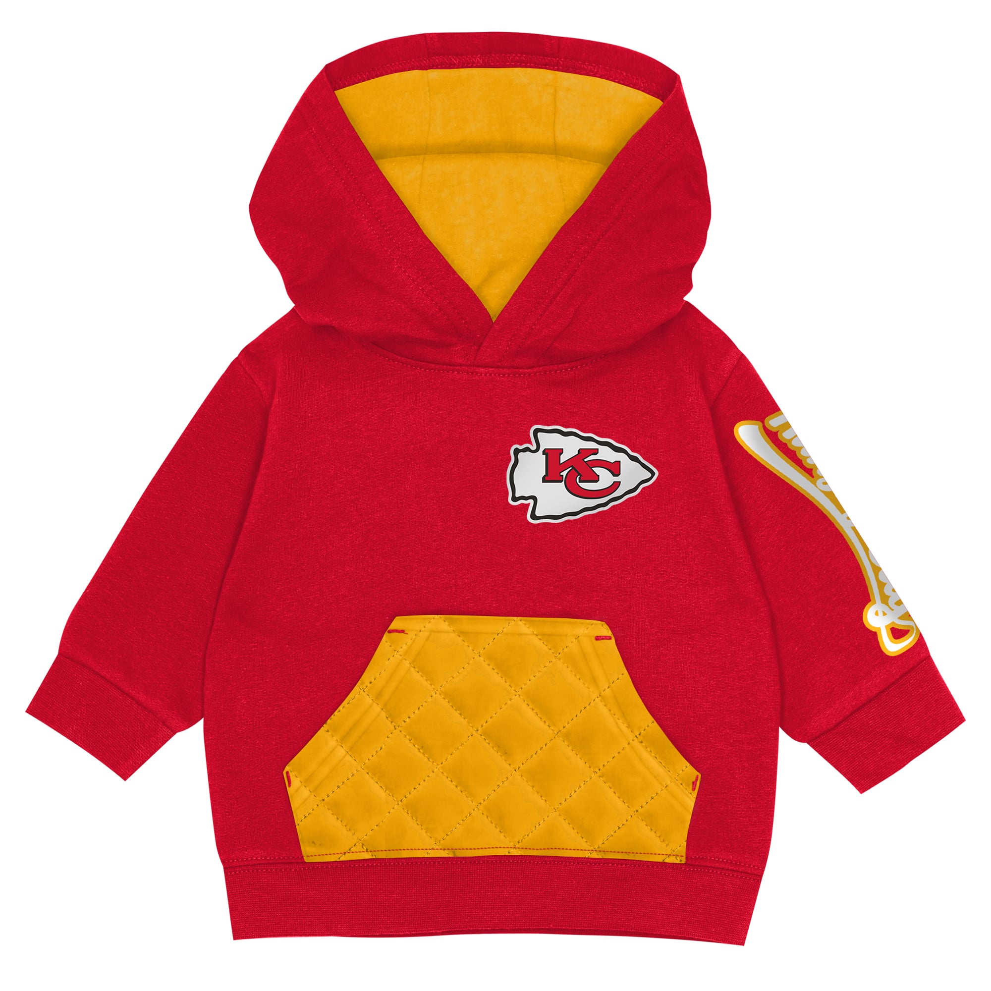 Toddler Outerstuff Red Kansas City Chiefs Drive Stopper Hoodie & Pants Fleece Set