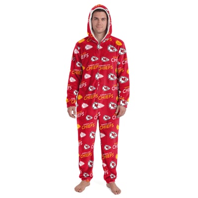 Kansas City Chiefs Concepts Sport Unisex Sidekick Union Suit - Red
