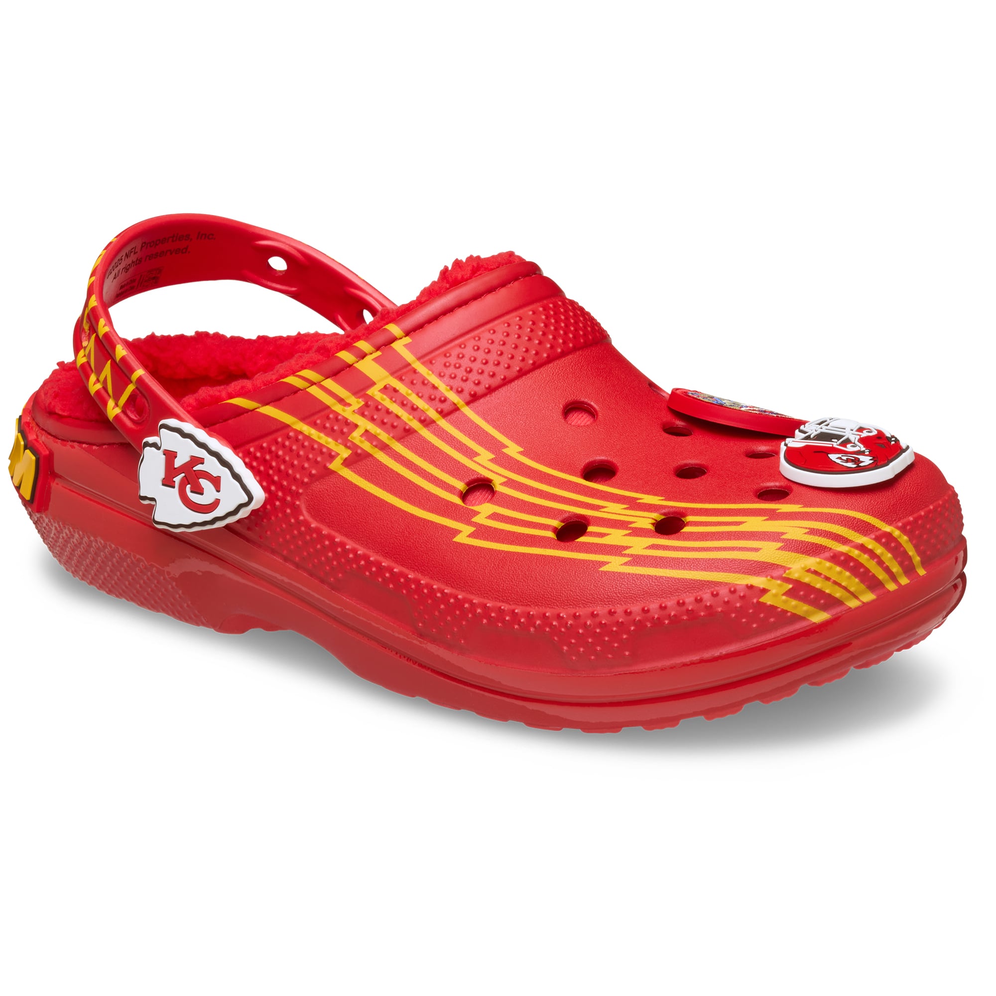 Sabots Crocs Kansas City Chiefs Classic doublés, unisexes