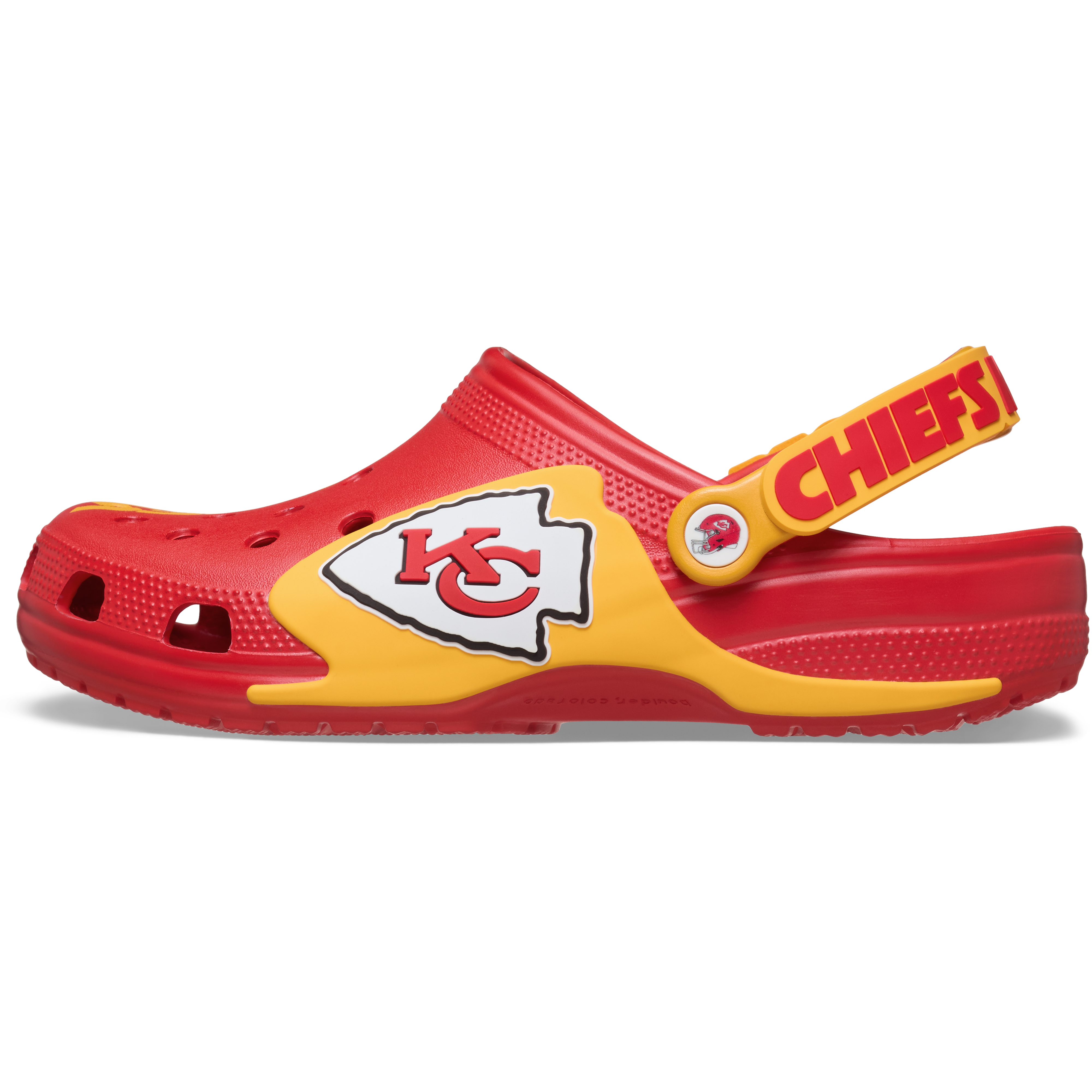 Sabots classiques unisexes Crocs rouges Kansas City Chiefs