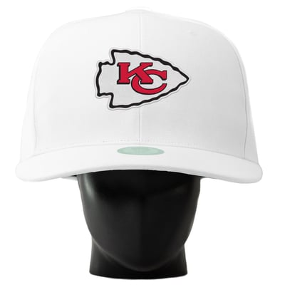  Kansas City Chiefs Noggin Boss Unisex Oversized Hat - White