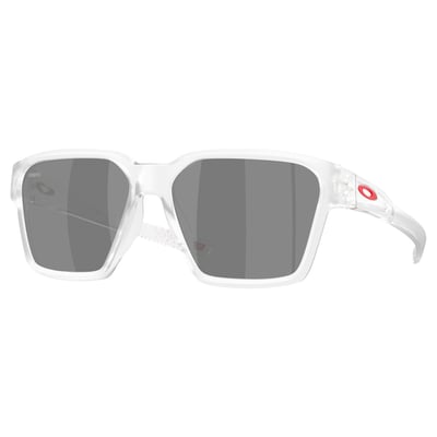 Kansas City Chiefs Oakley Unisex Briza Matte Clear Sunglasses with Prizm Black Polarized Lenses