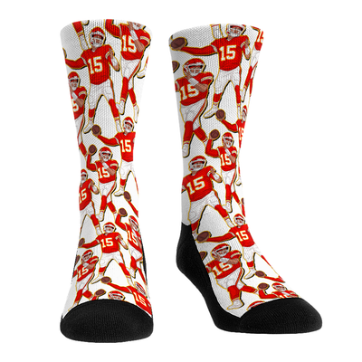 Patrick Mahomes Kansas City Chiefs Rock Em Unisex Player Celebration Crew Socks