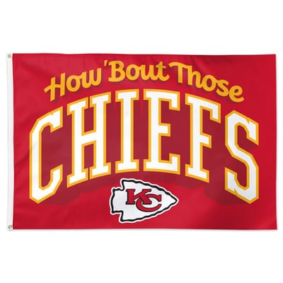 Kansas City Chiefs WinCraft 2026 Red Thursday 4' x 6' Single-Sided Deluxe Red Friday Flag