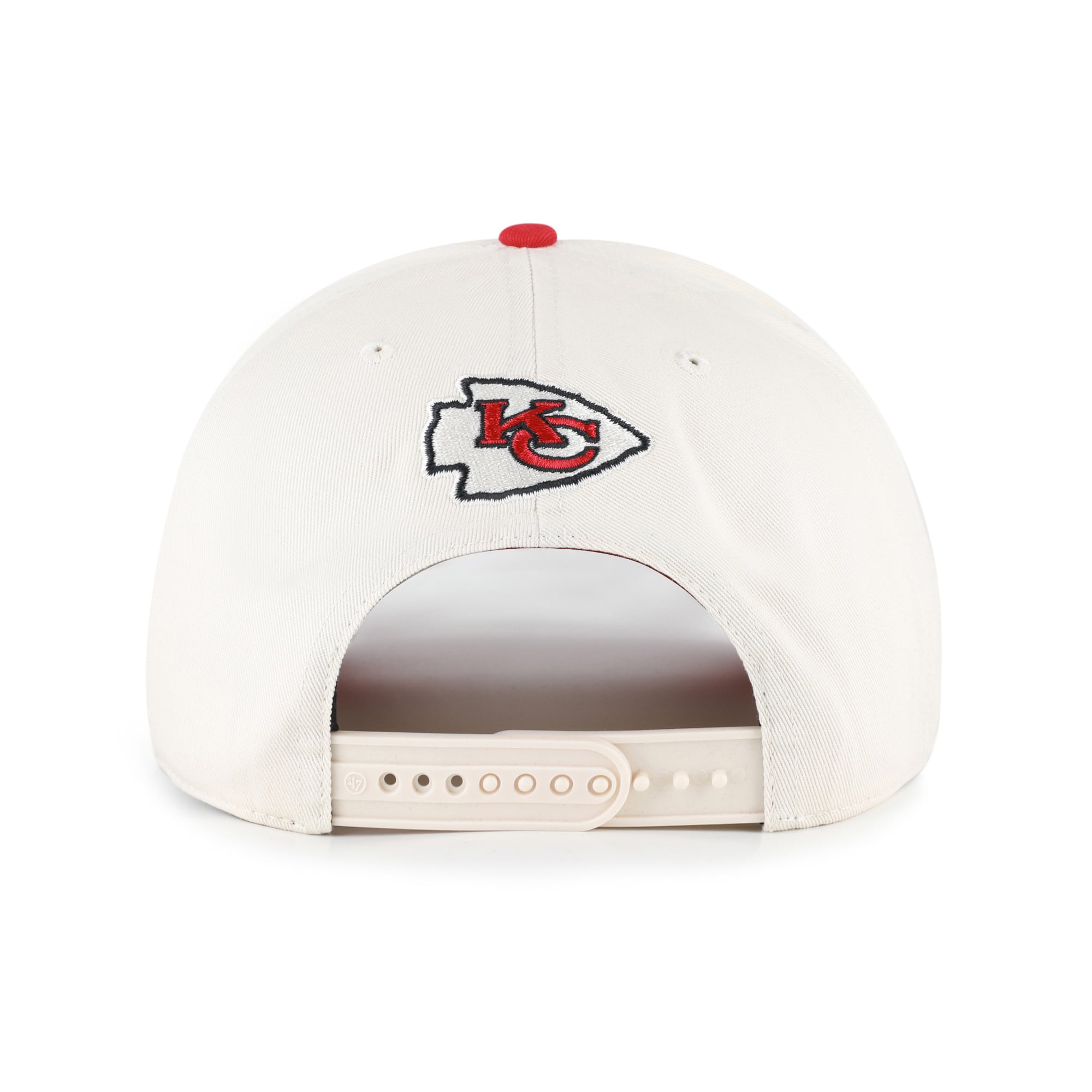 Women's '47 Natural Kansas City Chiefs Rope Script Hitch Adjustable Hat