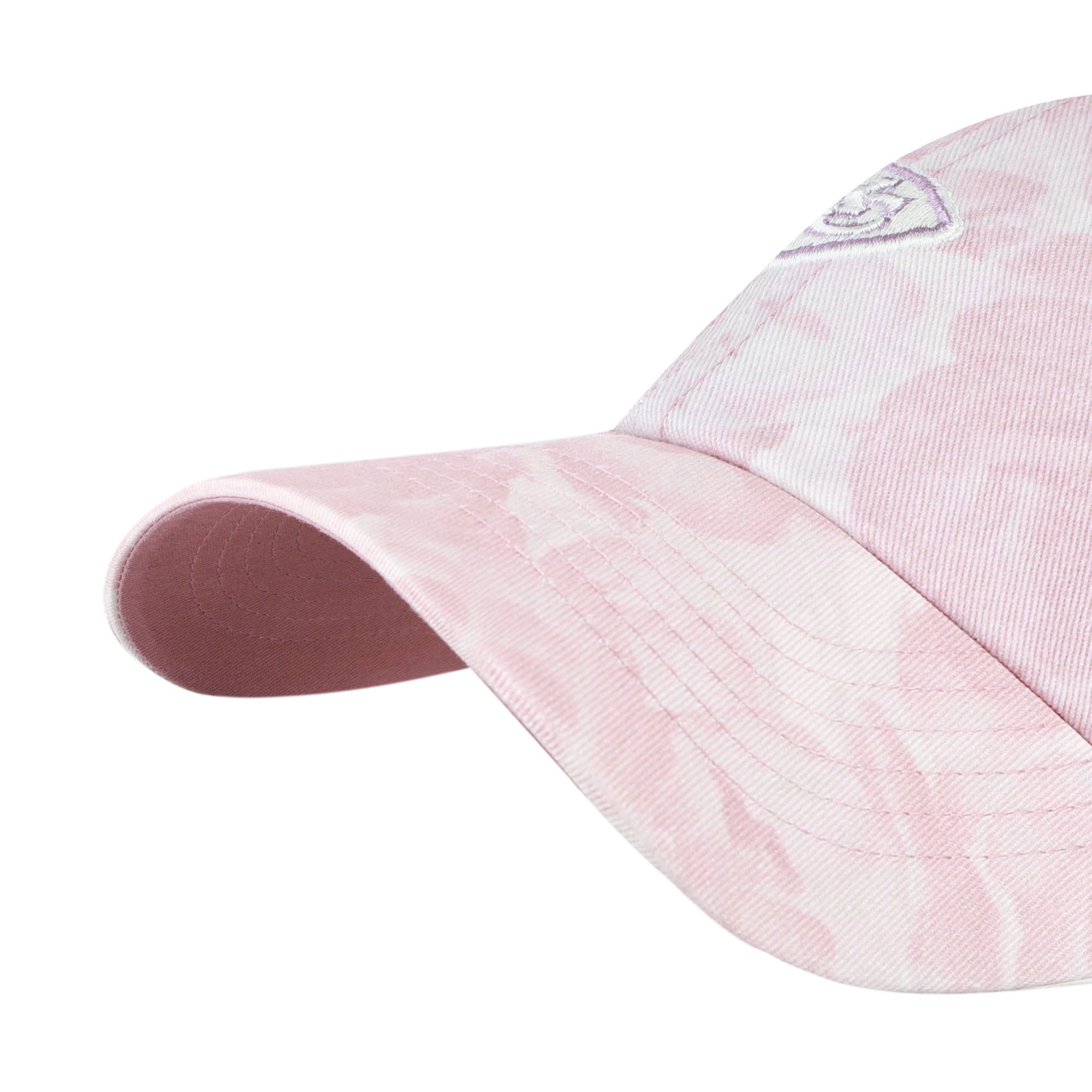 Women's '47 Pink Kansas City Chiefs Gardenia Clean Up Adjustable Hat