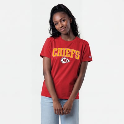 Kansas City Chiefs Champion Women's Arched Over Logo T-Shirt - Red

