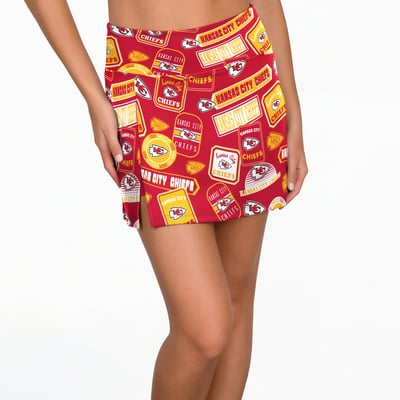 Kansas City Chiefs Concepts Sport Women's Grady Sleep Skort - Red
