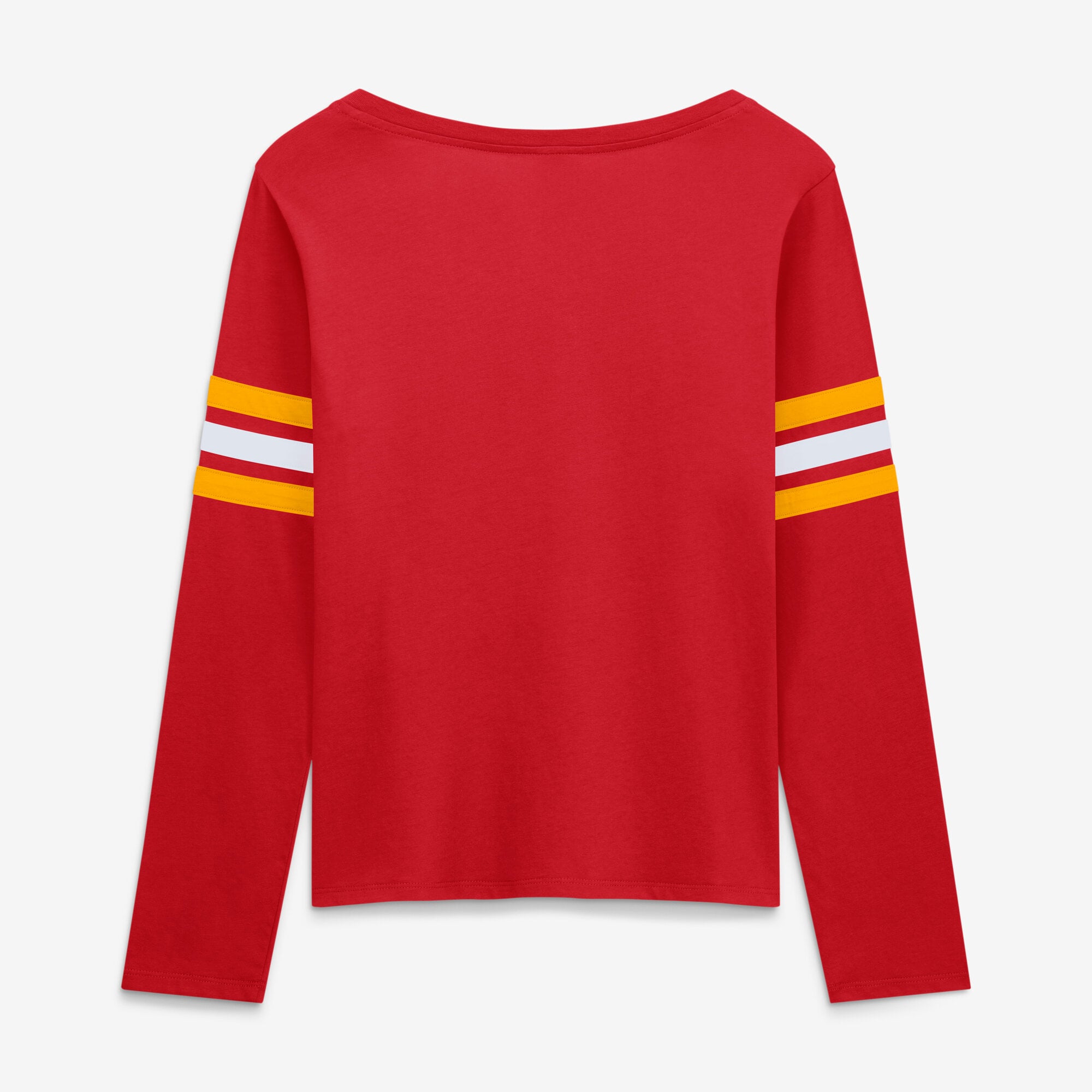 T-shirt à manches longues lacets Fanatics Red Kansas City Chiefs pour femmes