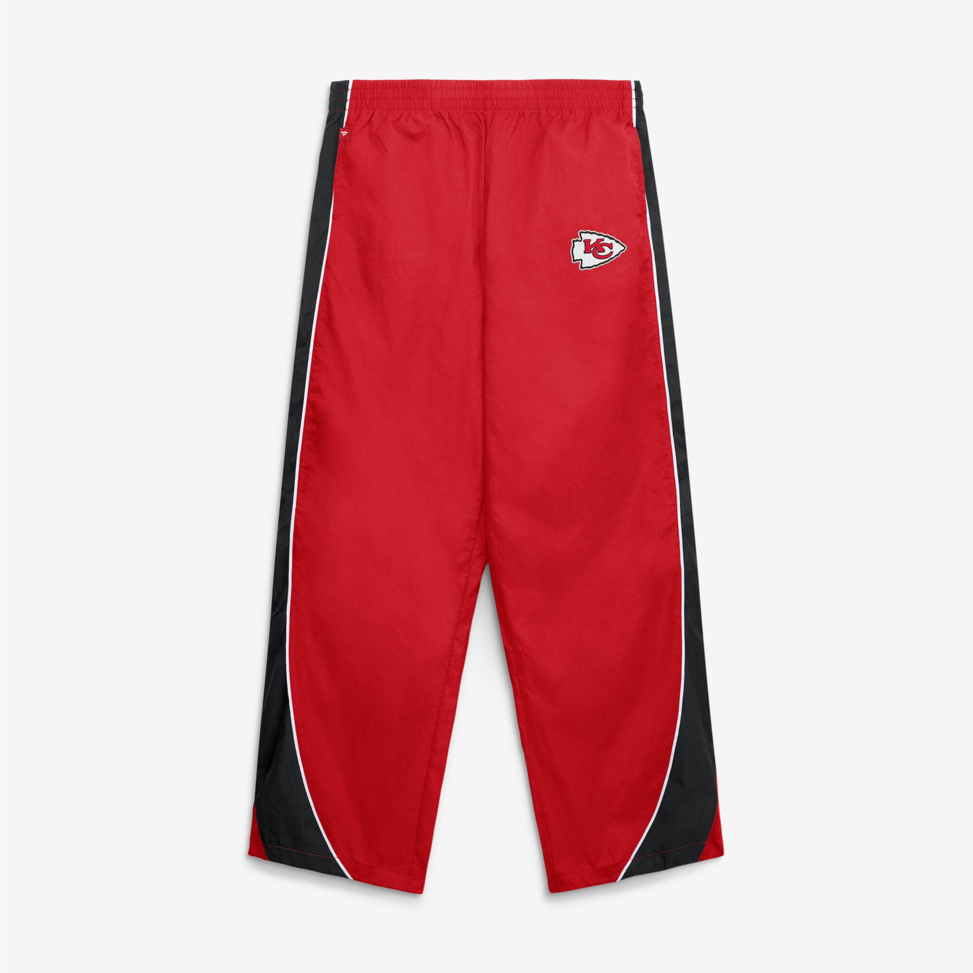 Women's Fanatics Red/Black Kansas City Chiefs Team First Backwards Lateral Nylon Pants