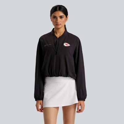  Kansas City Chiefs lululemon Women's  Breezily Full-Zip Bomber Jacket - Black