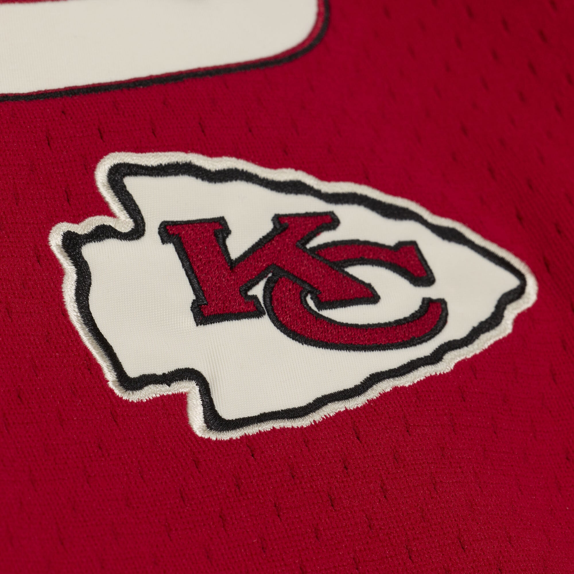 Maillot de baseball rétro Roots rouge Kansas City Chiefs pour femmes Mitchell & Ness