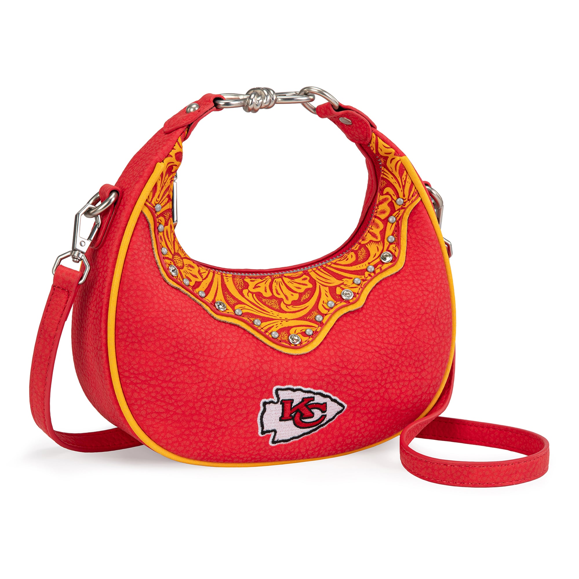 Sac à bandoulière Montana West Kansas City Chiefs Crescent pour femmes