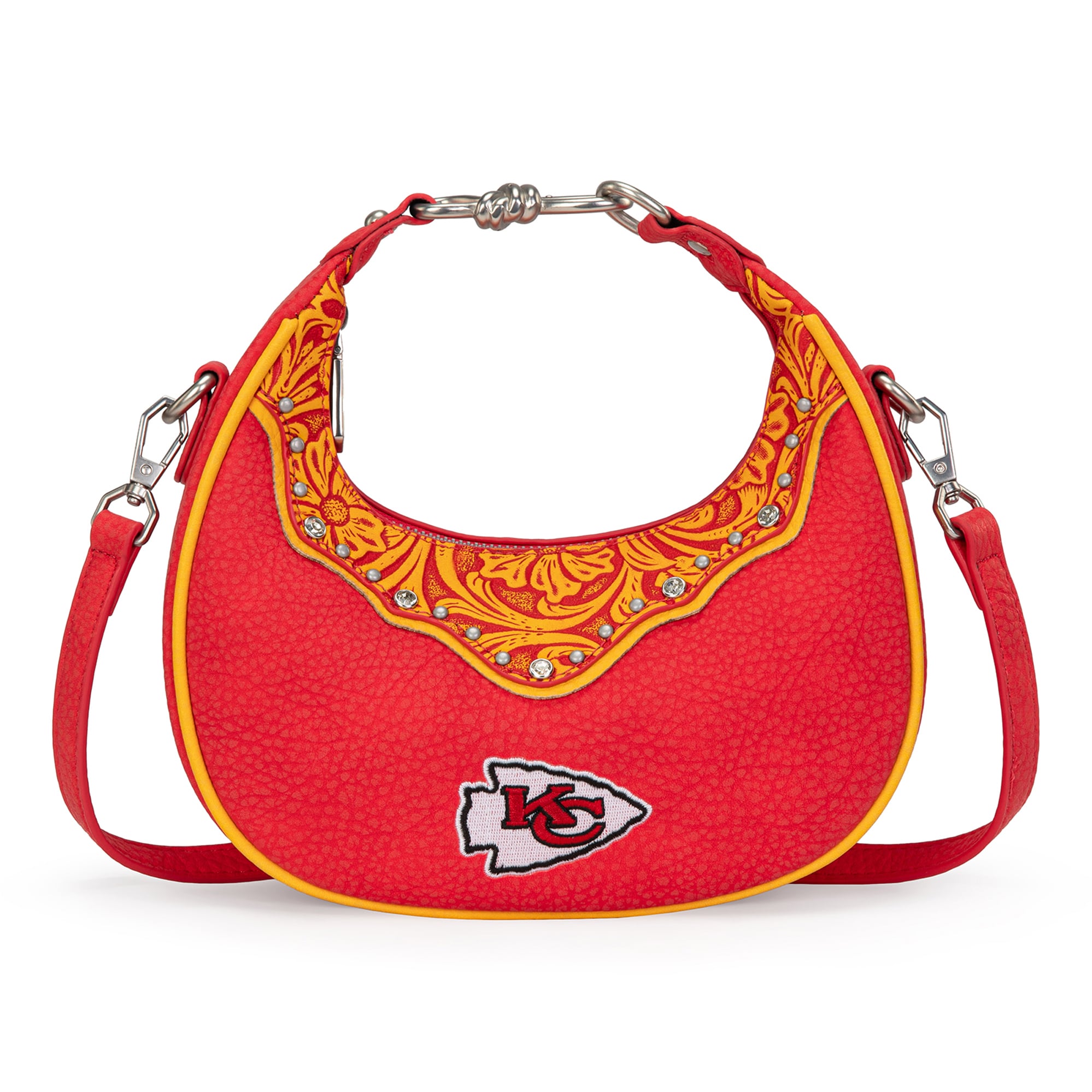 Sac à bandoulière Montana West Kansas City Chiefs Crescent pour femmes