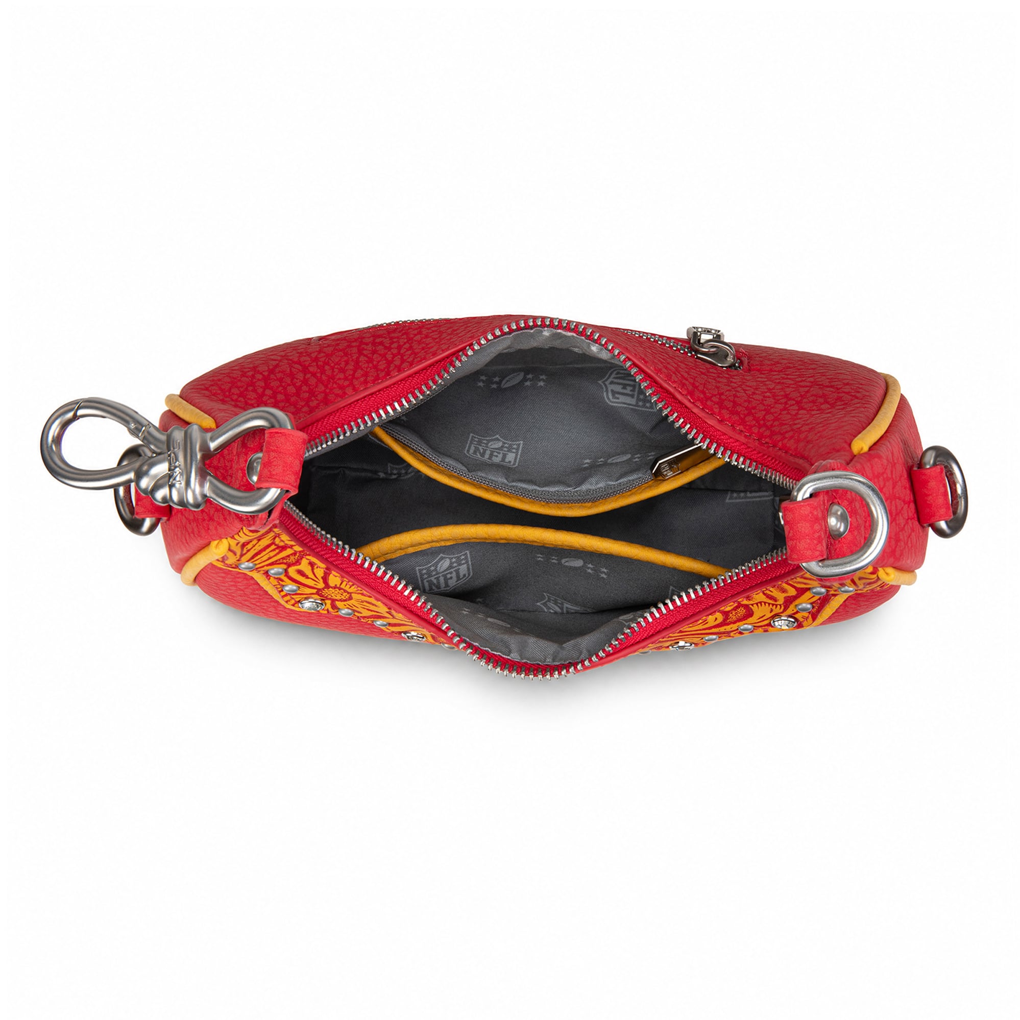 Sac à bandoulière Montana West Kansas City Chiefs Crescent pour femmes