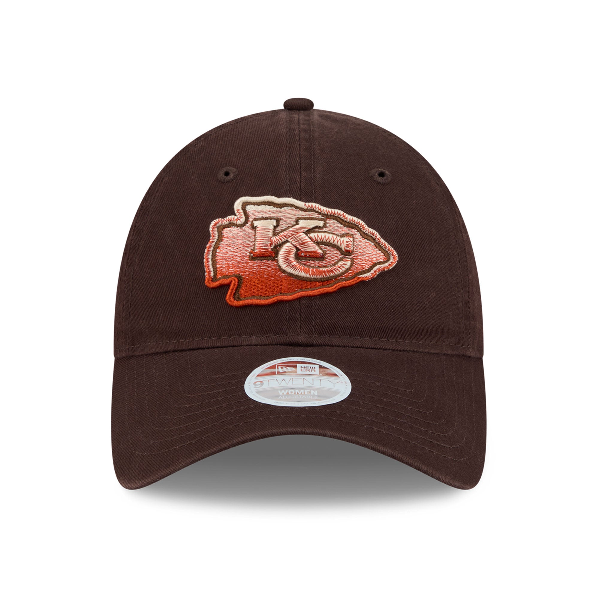 Women's New Era Brown Kansas City Chiefs Pumpkin Spice 9TWENTY Adjustable Hat