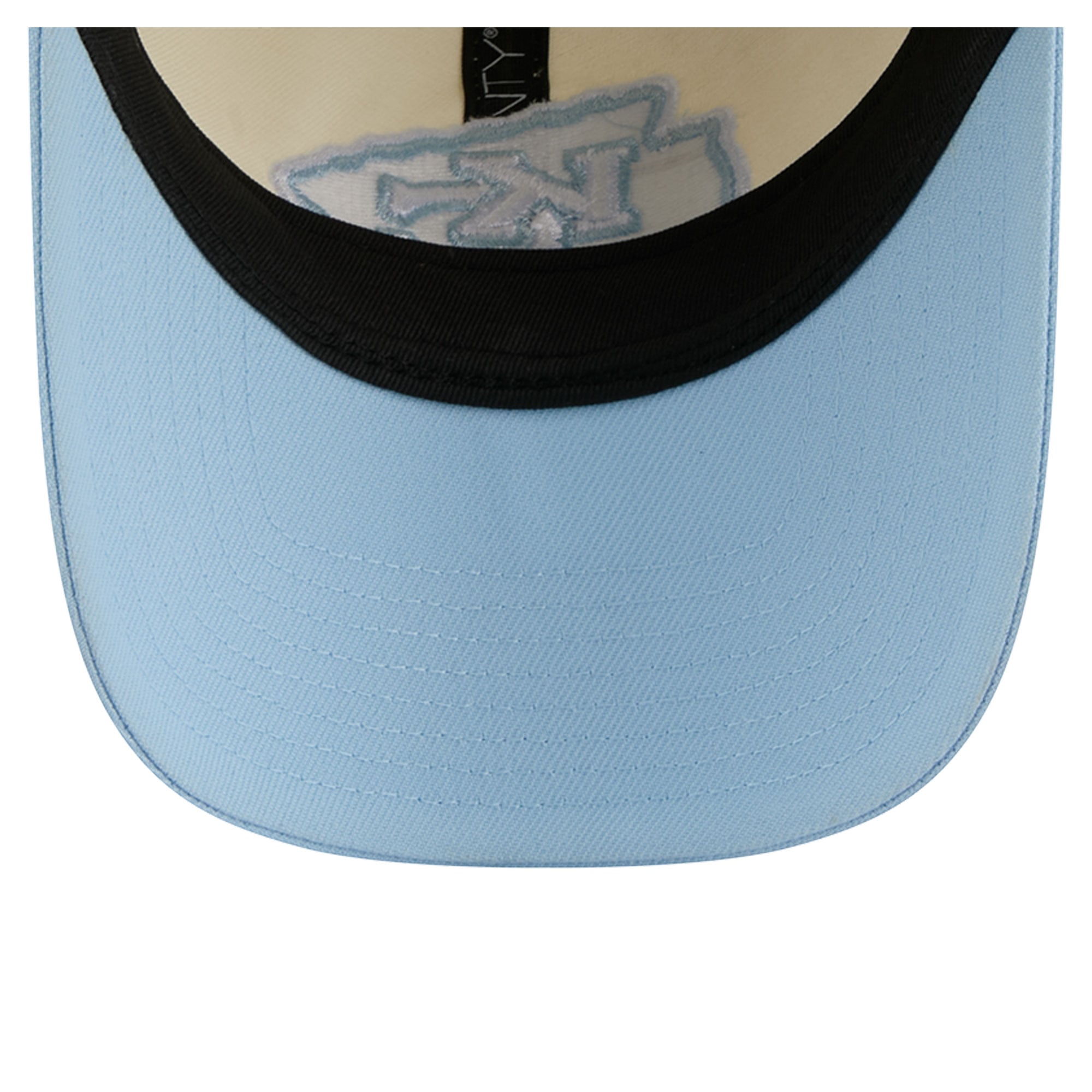 Women's New Era Cream/Coastal Blue Kansas City Chiefs 9TWENTY Adjustable Hat