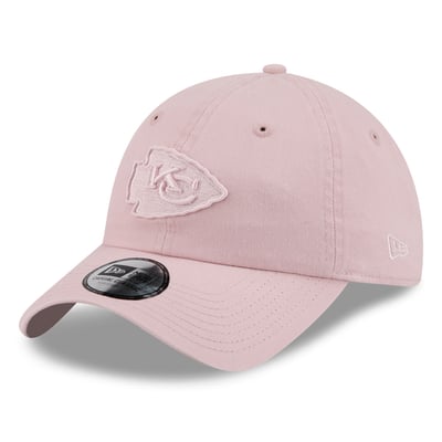 Kansas City Chiefs New Era Women's EVG Casual Classic Adjustable Hat - Pink