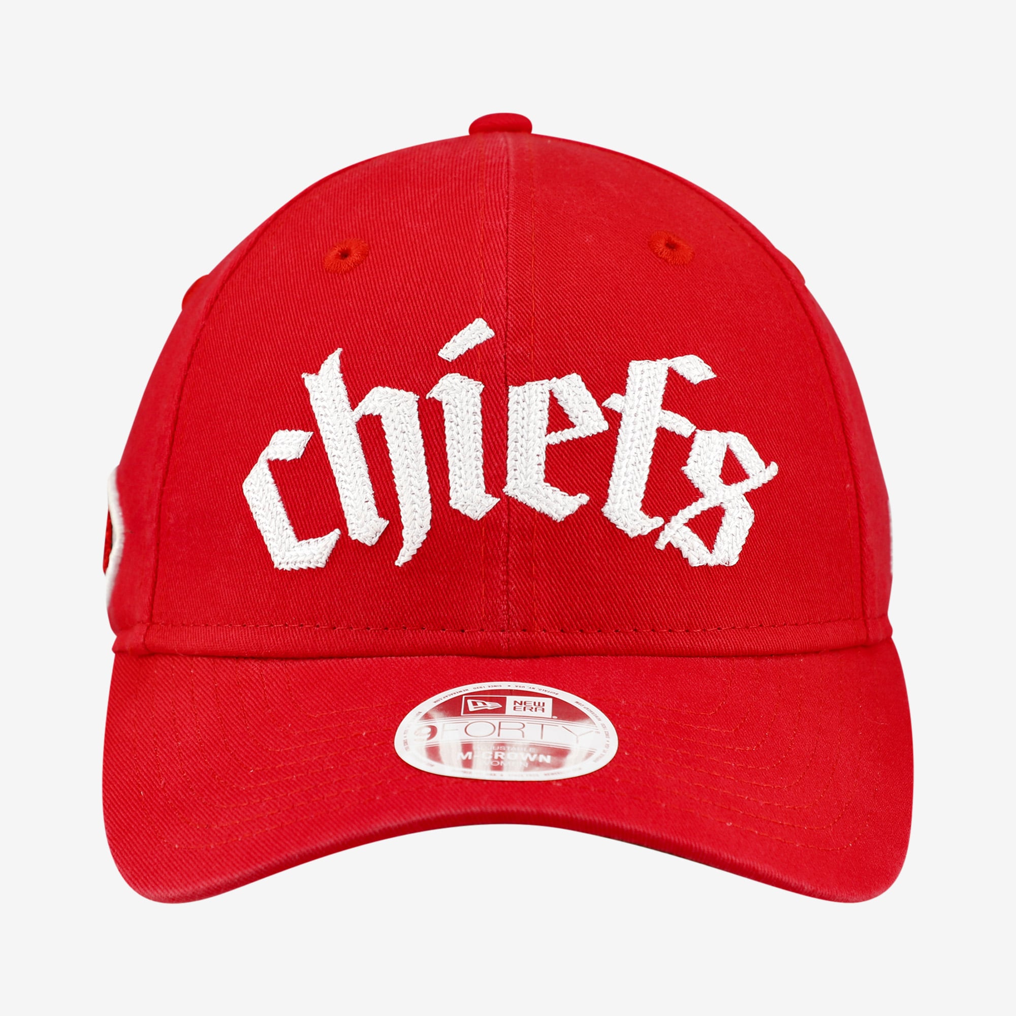 Casquette ajustable New Era rouge Kansas City Chiefs 9FORTY M-Crown pour femme