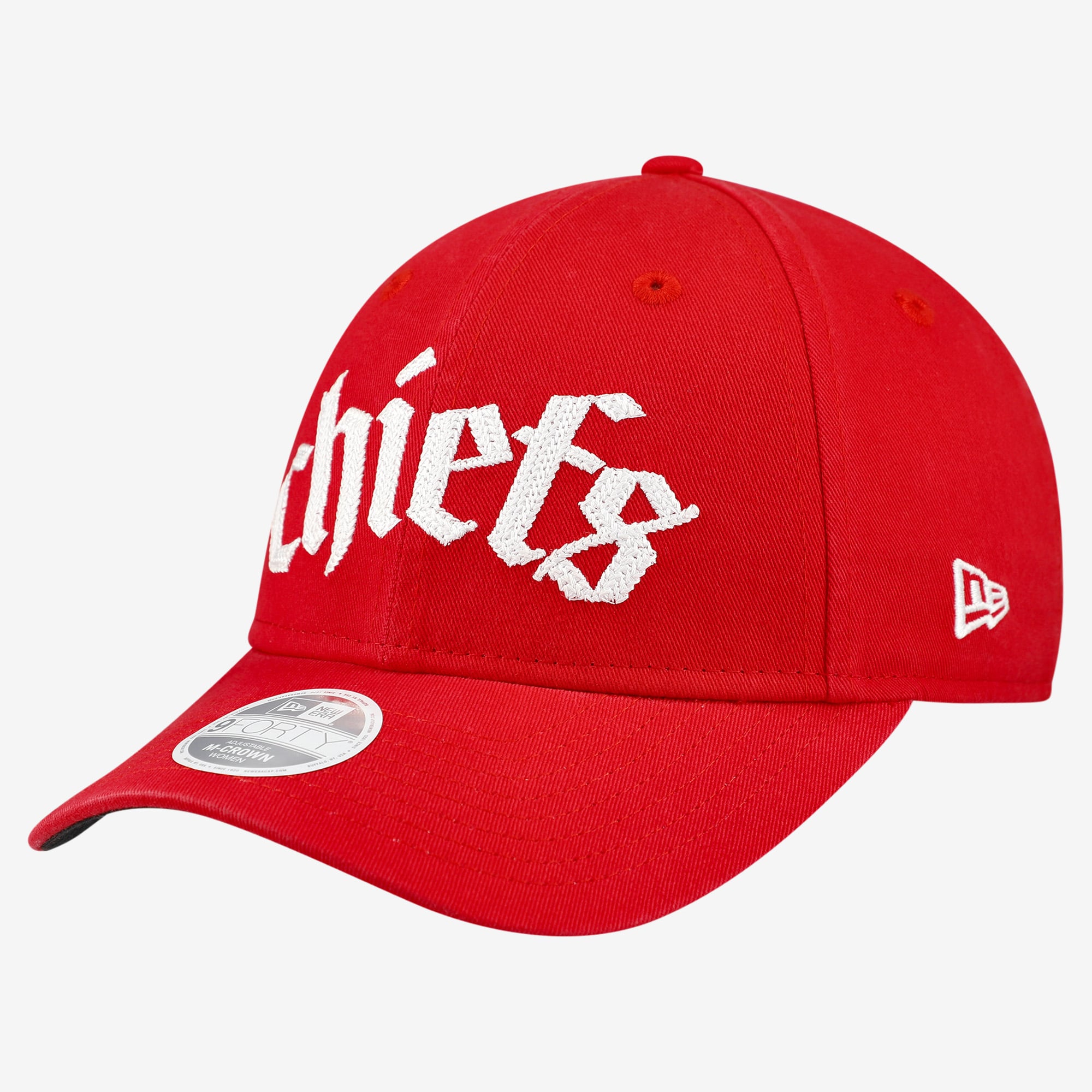 Casquette ajustable New Era rouge Kansas City Chiefs 9FORTY M-Crown pour femme