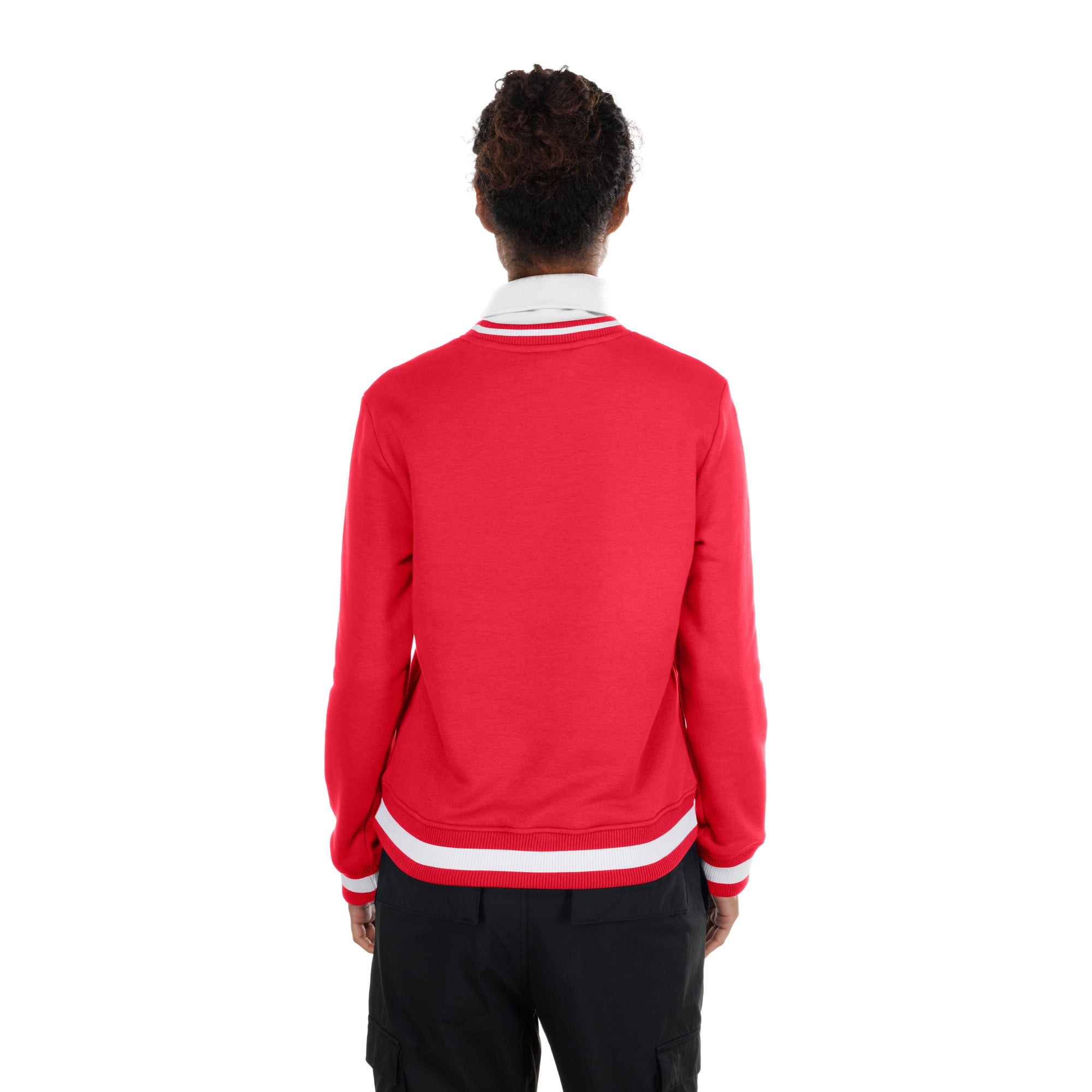 Pull à col roulé New Era rouge Kansas City Chiefs Sport Classics pour femme