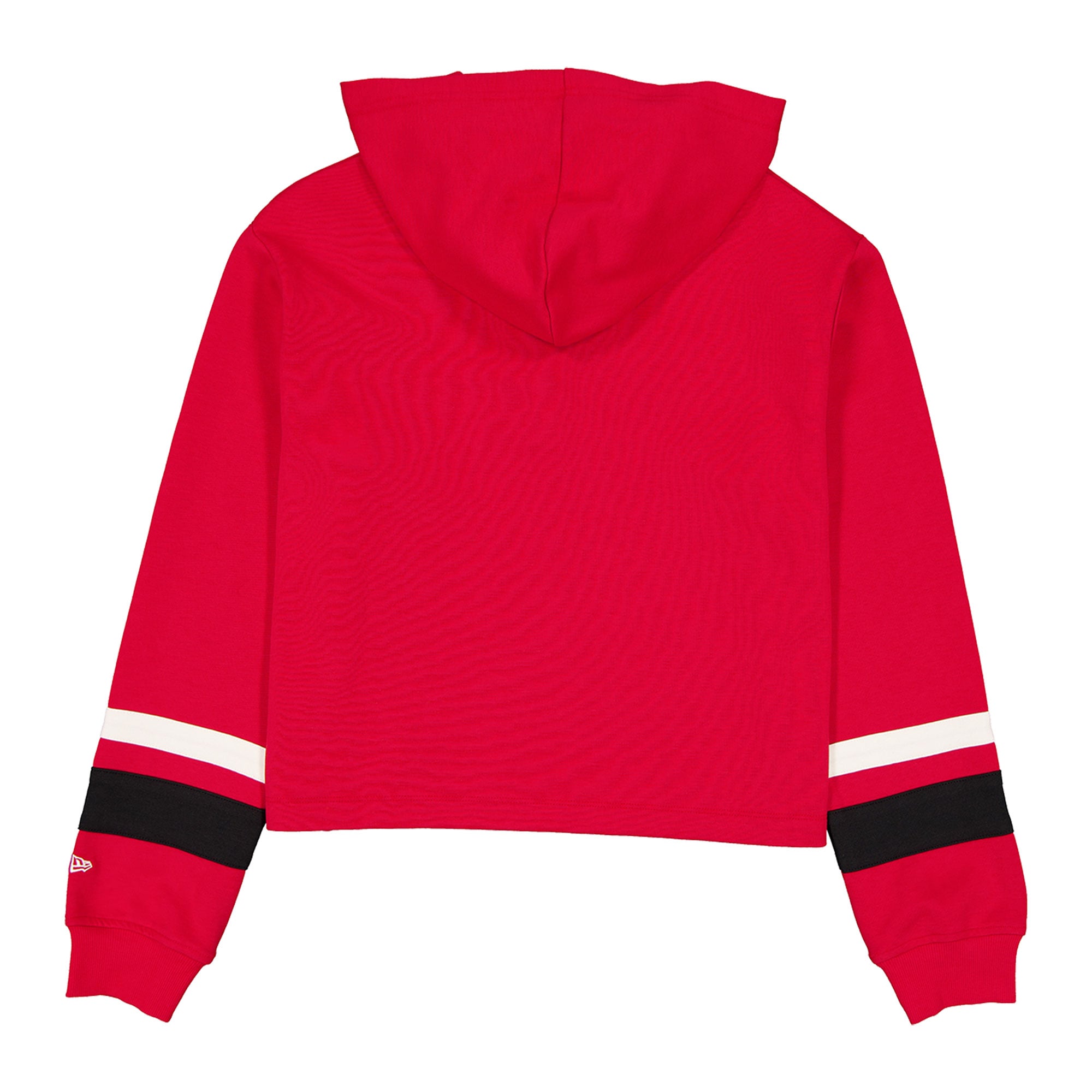 Sweat à capuche rétro lacets New Era rouge Kansas City Chiefs pour femme