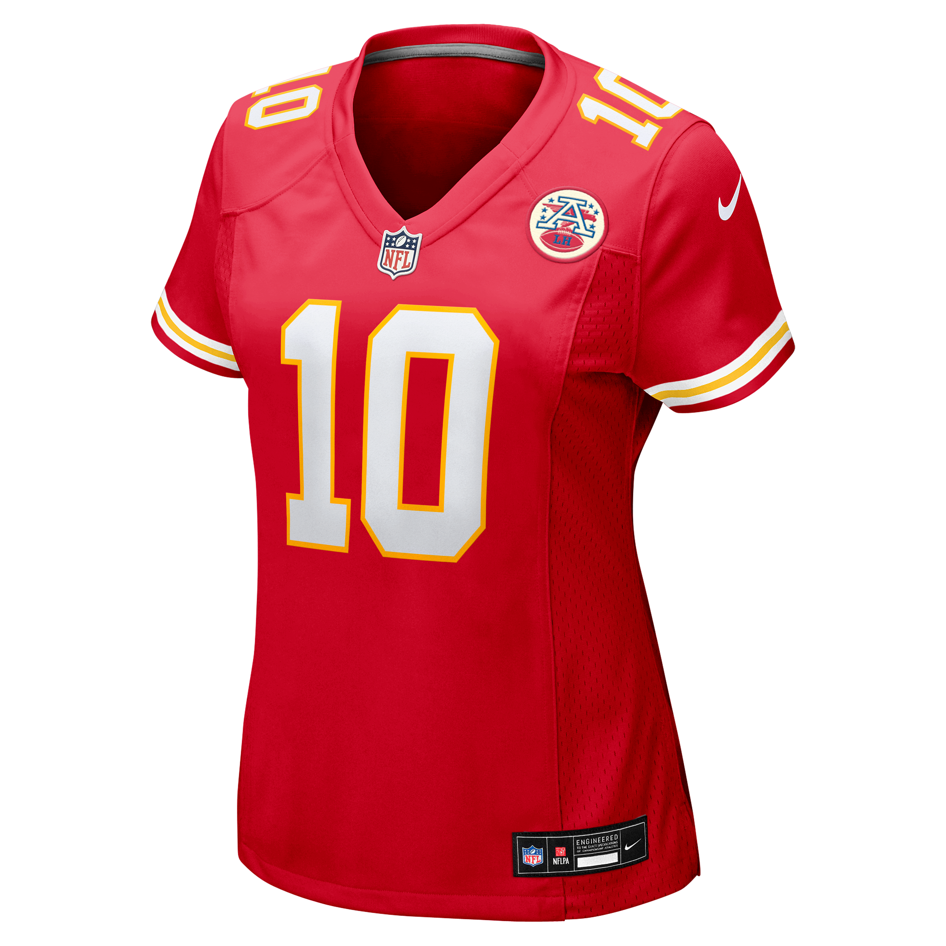 Maillot de match Nike Emmett Johnson rouge des Chiefs Kansas City pour femmes