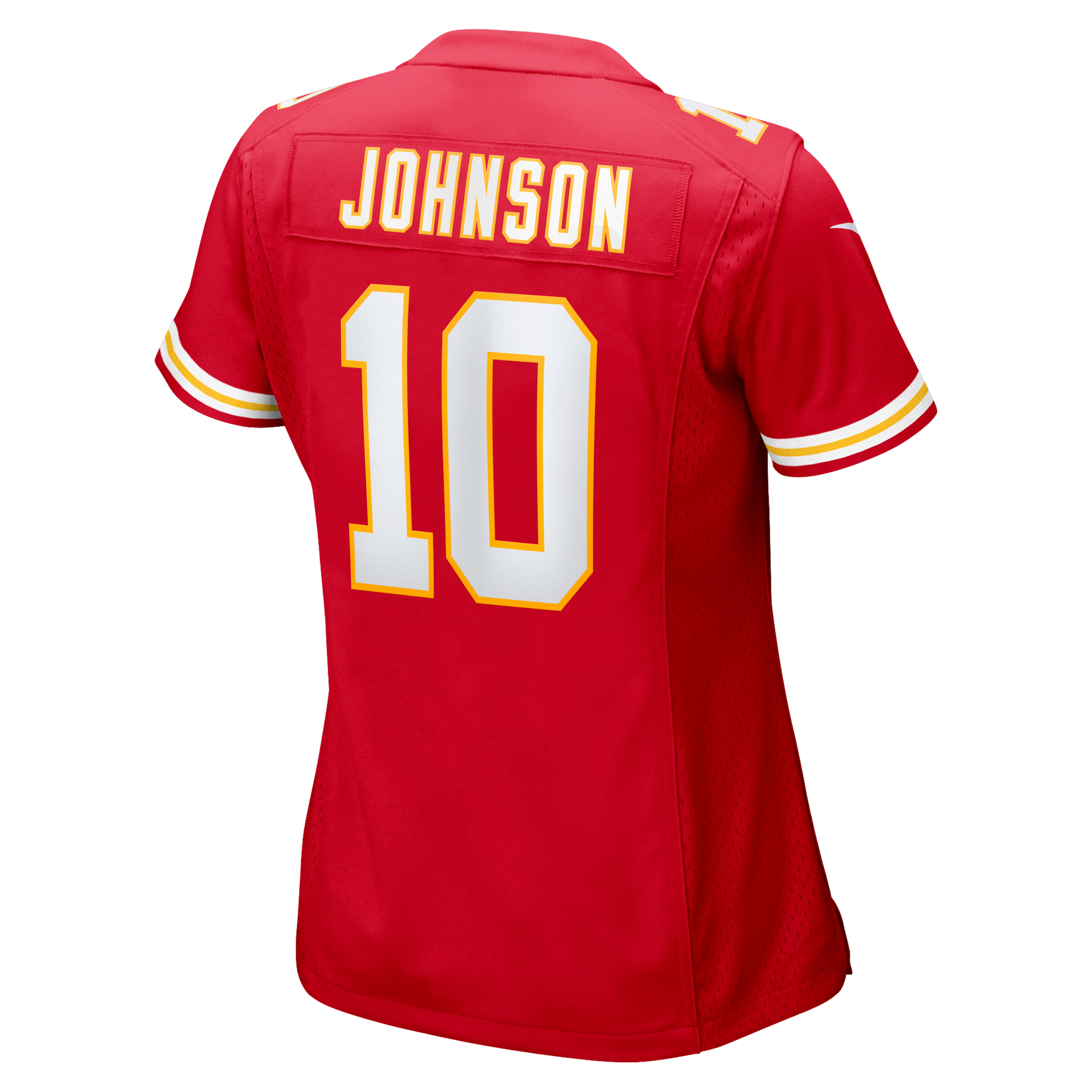 Maillot de match Nike Emmett Johnson rouge des Chiefs Kansas City pour femmes