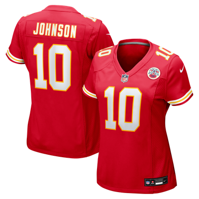 Emmett Johnson Kansas City Chiefs Nike Women's Team Game Jersey - Red