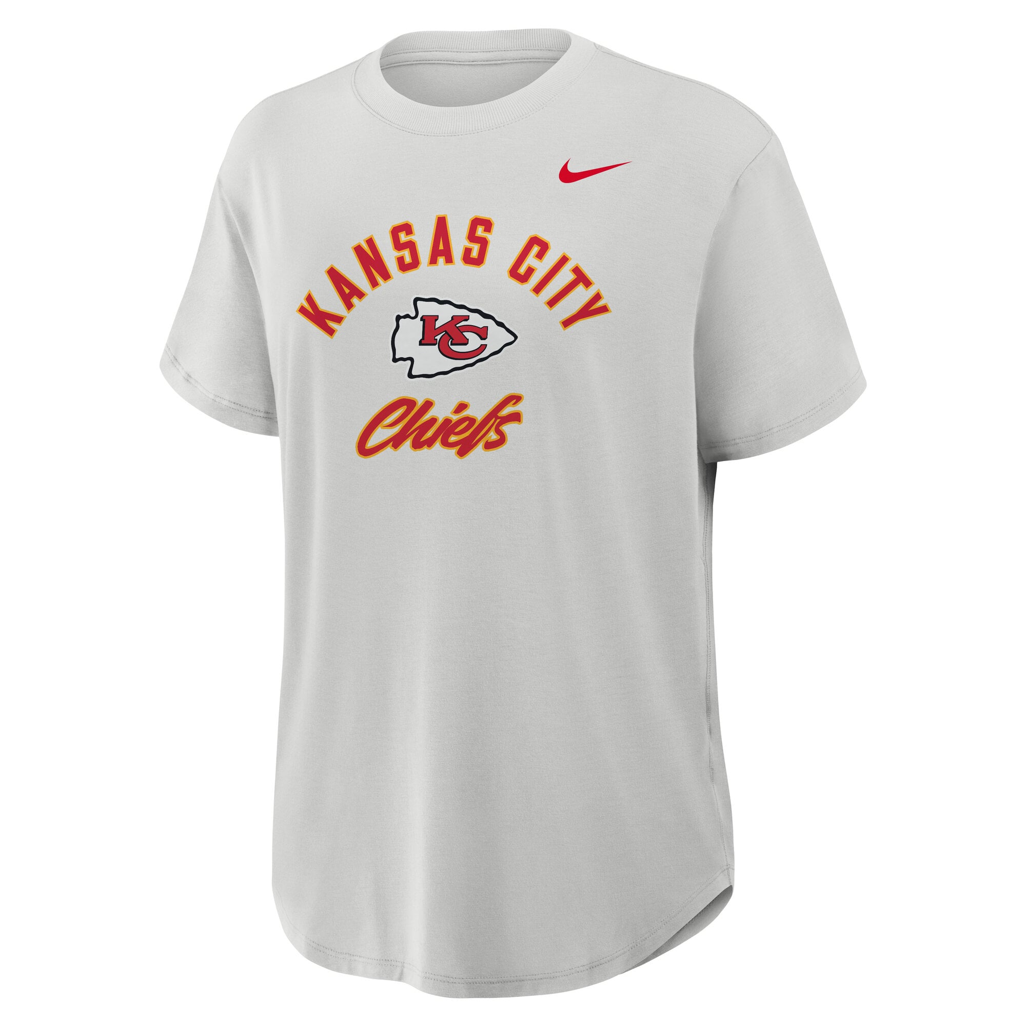 T-shirt Nike Dri-FIT gris pour femme, Kansas City Chiefs One