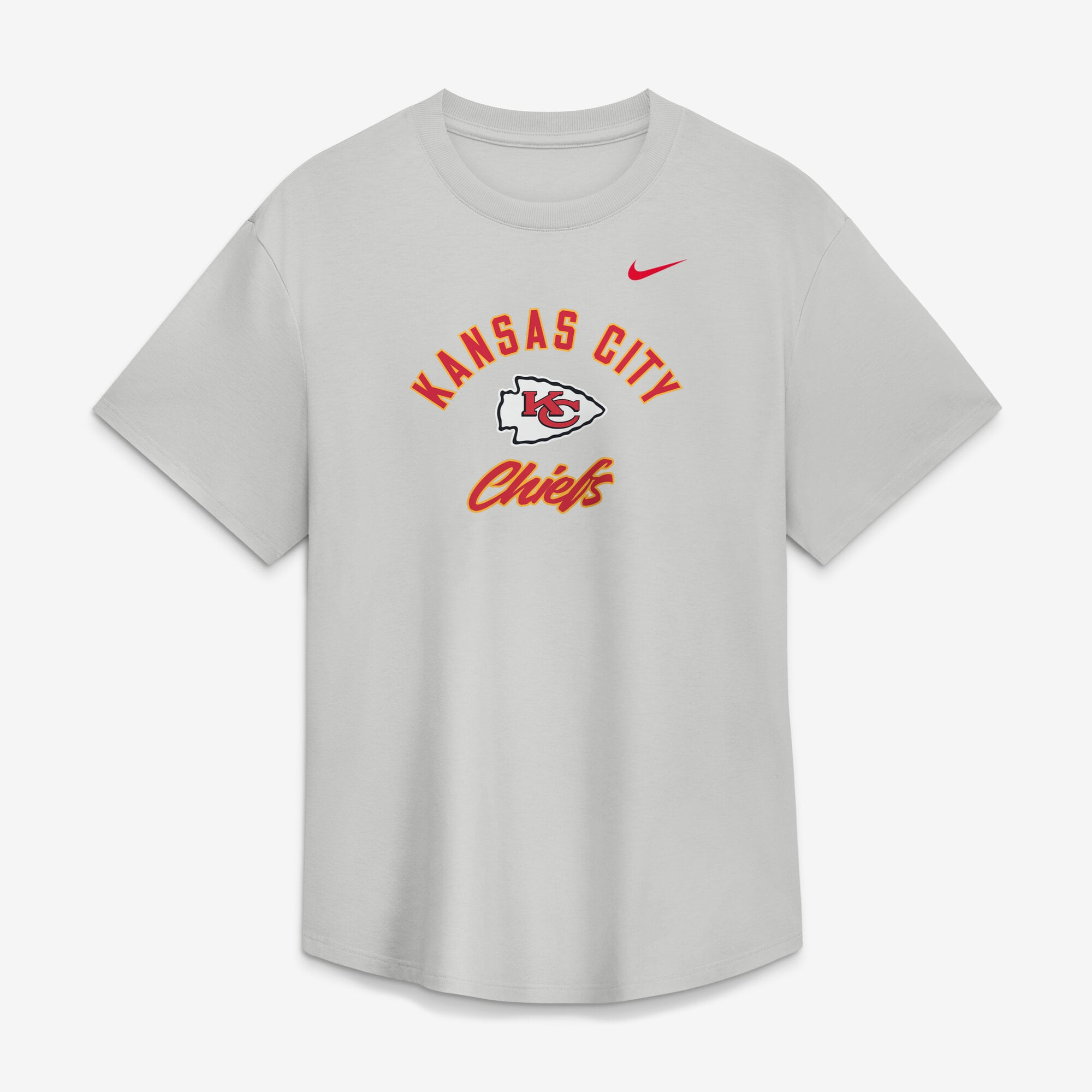 Women's Nike Gray Kansas City Chiefs One Dri-FIT T-Shirt
